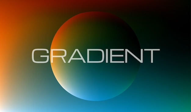 Gradient kolorowego tła