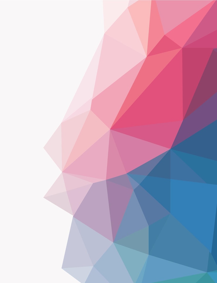 Wektor gradient kolorowy poligon tła projekt tapety projekt