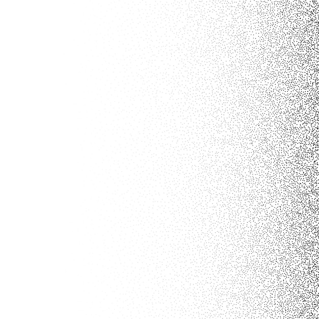 Gradient nakrapiany ziarnem Wyblakłe stochastyczne kropki tekstury Losowe tło hałasu grunge Czarne kropki