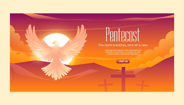 Gradient pentecost banner projekt