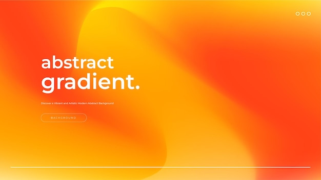 Gradient wektorowy abstrakcyjne tło pomarańczowe i żółte