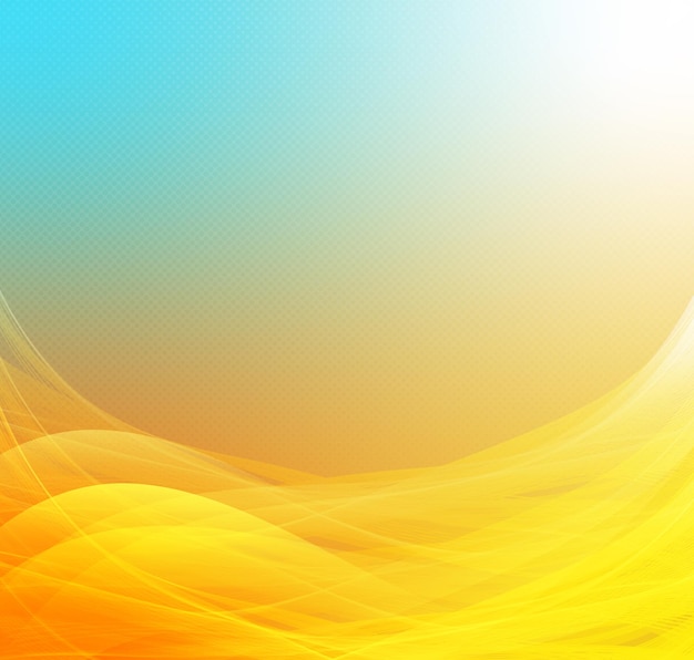 Gradient żółtego i cyjanowego tła