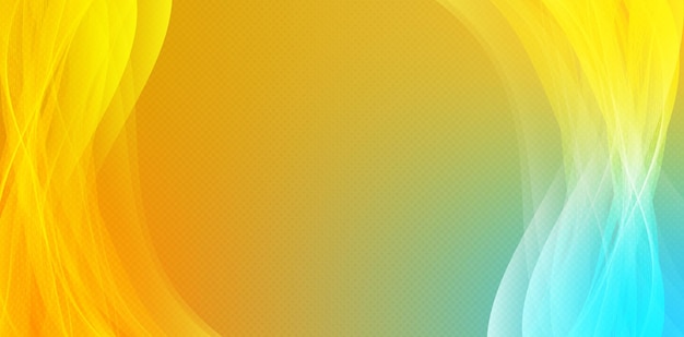 Gradient żółtego i cyjanowego tła