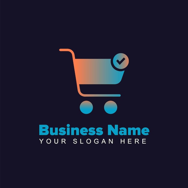 Plik wektorowy gradientowe logo dla biznesu ecommerce