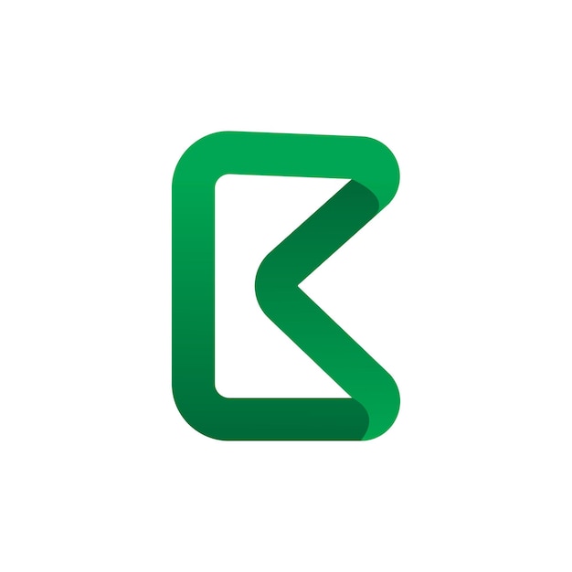 Plik wektorowy gradientowe logo wektora litery b