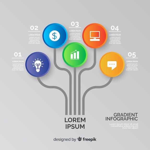 Gradientowy Plansza Projekt Drzewa