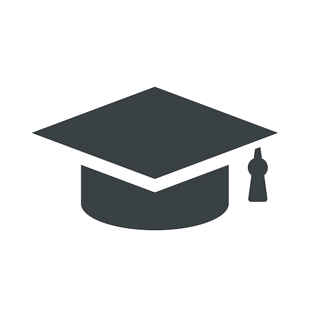 Plik wektorowy graduation cap logo wektor