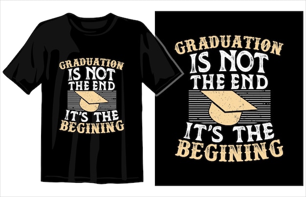 Graduation Vintage tshirt design wektor Gratulacje dla absolwentów klasy 2023