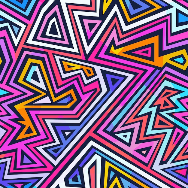 Graffiti bezszwowy wzór