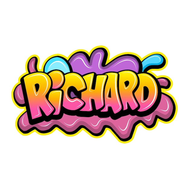 graffiti litery typografia sztuka ilustracja