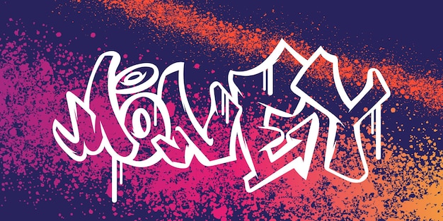 Graffiti Wektor Sztuka Wzór Colorfull Tekstura Streszczenie Kolorowy Projekt Graficzny