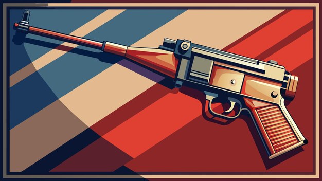 Graficzna Ilustracja Mauser Gun Wektorowa Format Pliku źródłowego Eps Bezstratny Projekt Ikony Skalowania