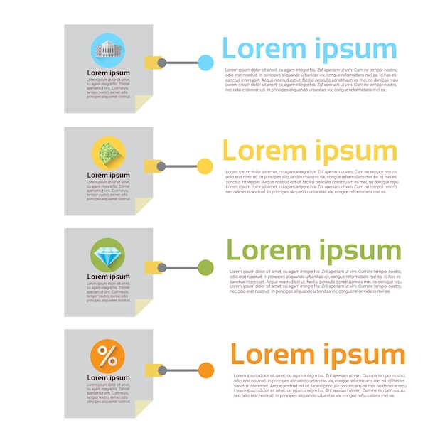 Grafika Setu Finanse Ikony Biznesu Infographic Pojęcie