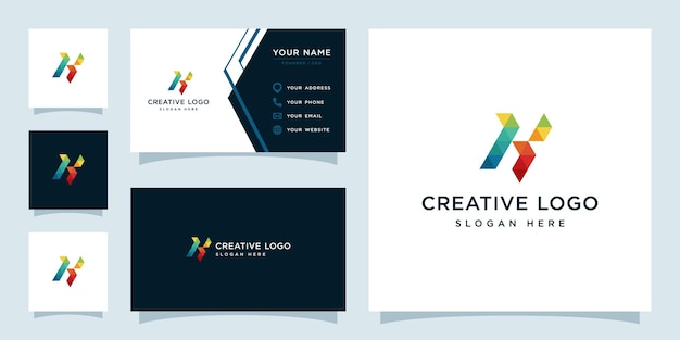 Grafika Wektorowa Inicjałów K Geometryczne Kolorowe Logo Szablon Projektu