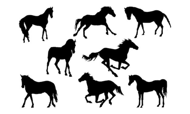 Plik wektorowy grafika wektorowa konia