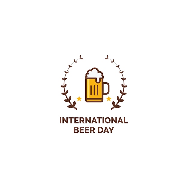 Grafika Wektorowa Międzynarodowego Logo Dnia Piwa