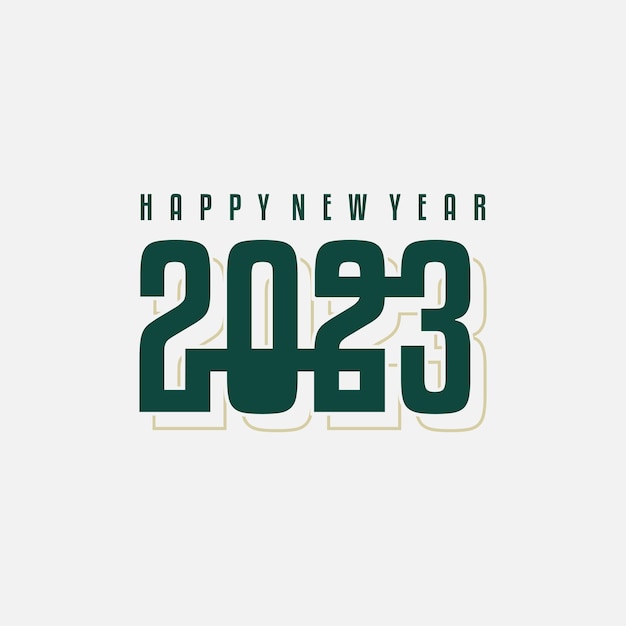 Plik wektorowy grafika wektorowa mówiąc szczęśliwego nowego roku 2023