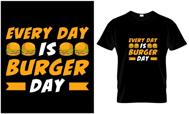 Grafika wektorowa projekt koszulki burger