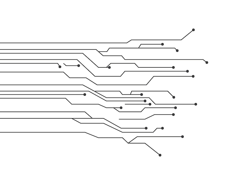 Wektor grafika wektorowa szablonu logo obwodu