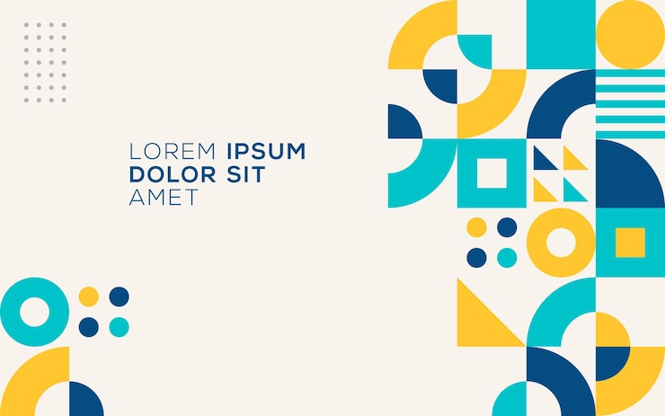 Wektor grafika wektorowa szablonu projektu płaskiego tła geometrycznego