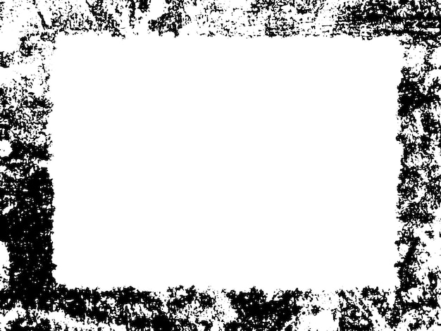 Granica Ramki I Obramowania. Czarno-biały Ilustracja.