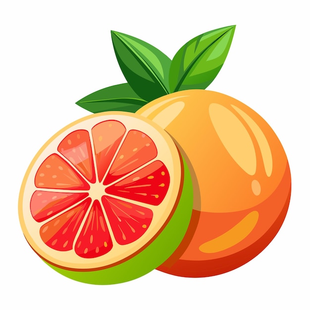 Plik wektorowy grapefruit vector art illustration 14