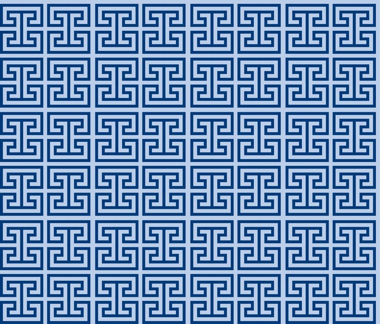 Grecki klucz wzór. Meandr geometryczny. Streszczenie tło wektor