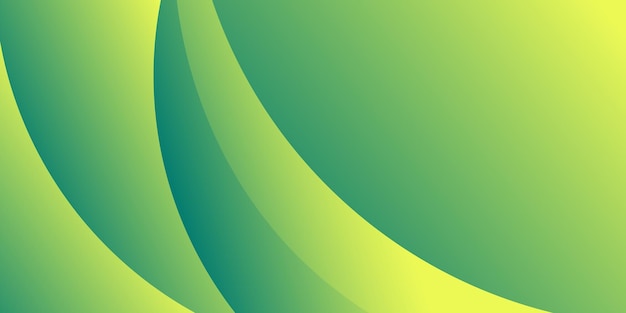 Green gradient wave abstrcat background design