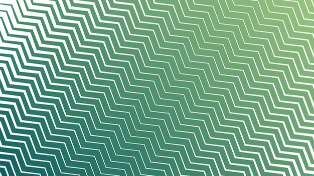 Green Zigzag Stripes Line Pattern Tło dla świeżych i energicznych projektów