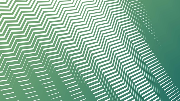 Green Zigzag Stripes Line Pattern Tło dla świeżych i energicznych projektów