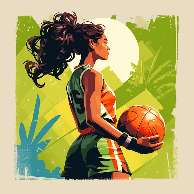 Grenadyjka gra w netball.