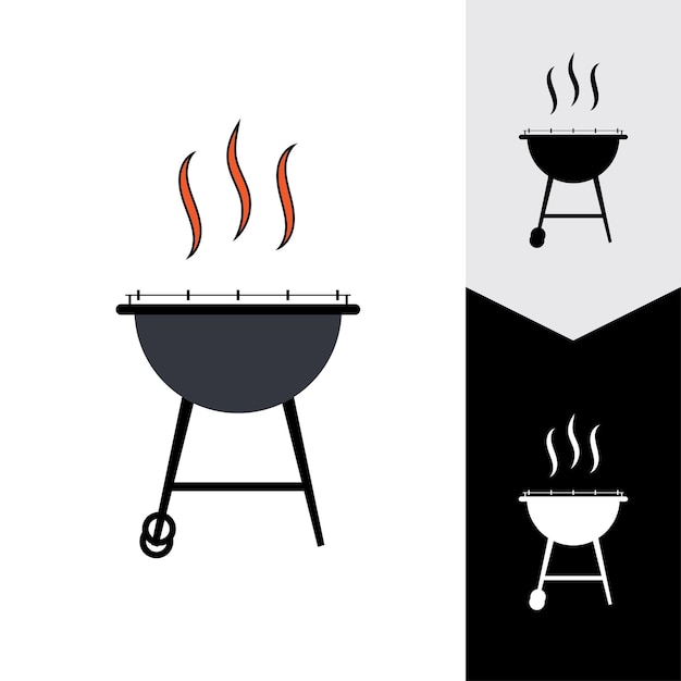 Grill Ikona Ilustracja Wektorowa