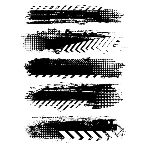 Grunge Brush Stroke Banner