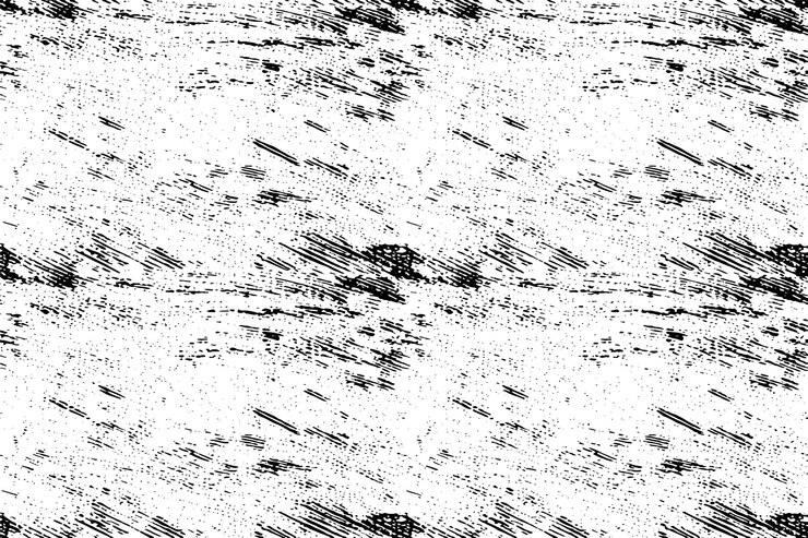 Wektor grunge czarno-biała tekstura z pęknięciami scuffs i plamy atramentu monochromatyczne abstrakcyjne tło