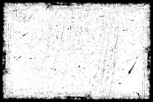 Grunge Czarno-biały Pyłowy Efekt Wektorowy Tekstura Tła