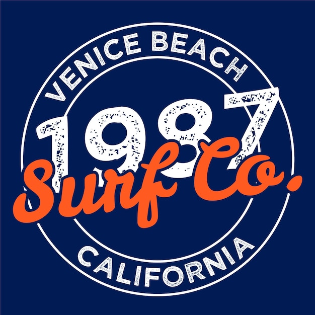 Grunge Logo Wenice Beach Kalifornia