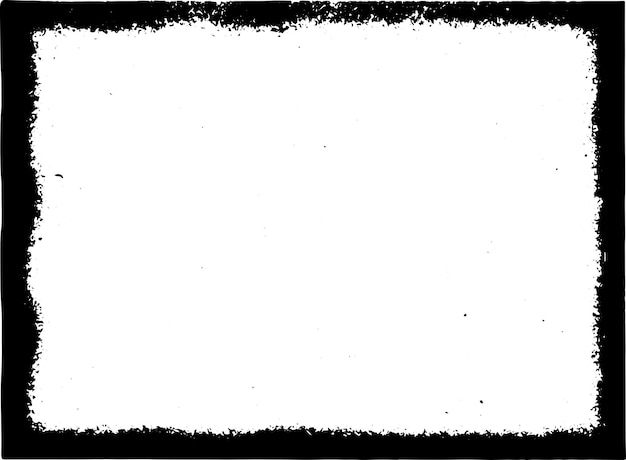 Grunge obramowanie wektor tekstura tło Abstrakcyjna nakładka ramki Brudne i uszkodzone tło Ilustracja wektorowa grafiki z przezroczystym białym EPS10