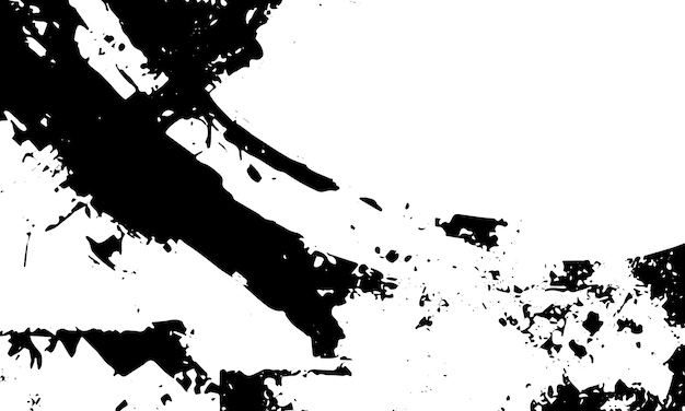Grunge szczegółowa czarna abstrakcyjna tekstura tło wektorowe
