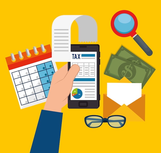 gst czas ustawia elementy ikony wektorowego ilustracyjnego projekt