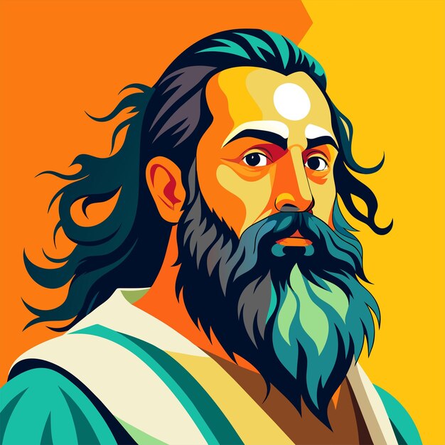 Plik wektorowy guru ravidas jyanti ilustracja