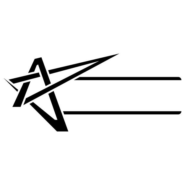 Plik wektorowy gwiazda logo ikona ilustracja projekt szablonu wektor