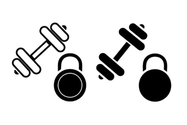 Plik wektorowy gymequipmentvectoricons