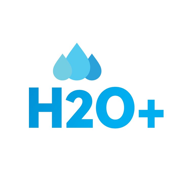 Wektor h2o logo projekt wektorowy plik pobieranie