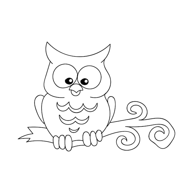 Halloween clipart zarys Halloween straszna sowa