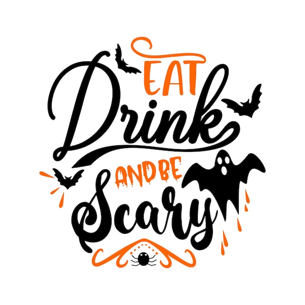 Halloween Cytaty Svg Projekt Napis