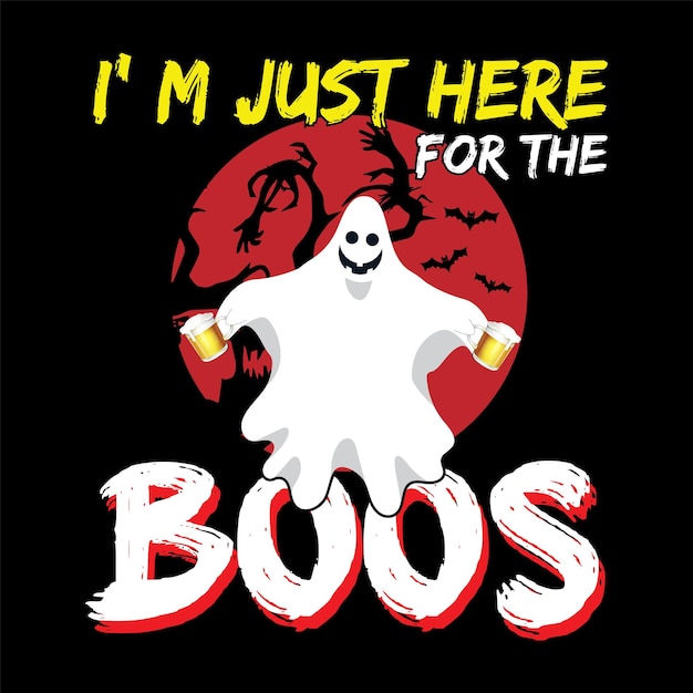 Halloween Cytaty T-shirt Design Ilustracja wektorowa Clipart Eps