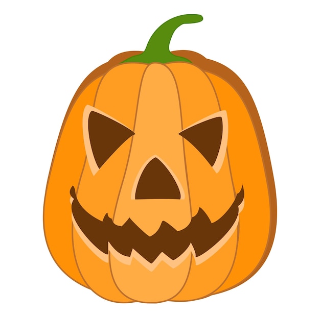 Halloween dynia wektor ikona Zmienność emocji Proste elementy projektu płaskiego Slhouette upiorny horror obrazy dyni Straszny mimikę Jackolantern