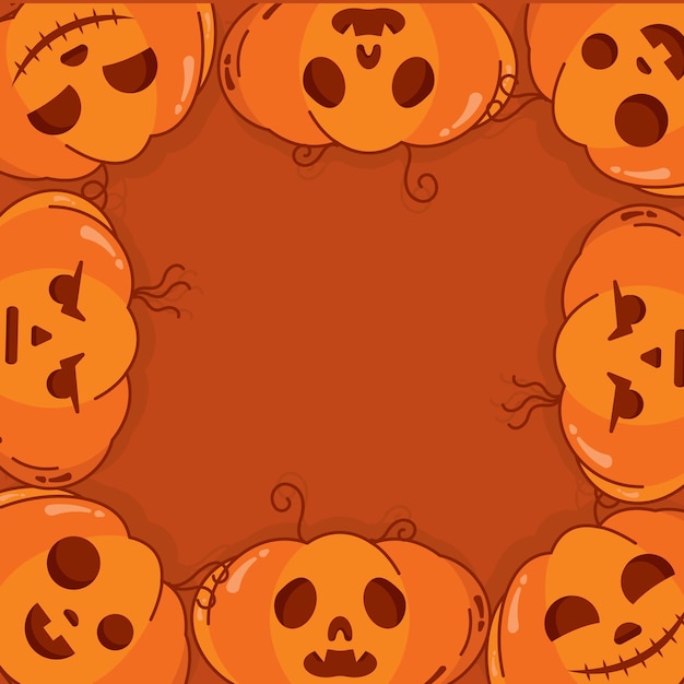 Halloween dynia wzór tła ilustracji wektorowych
