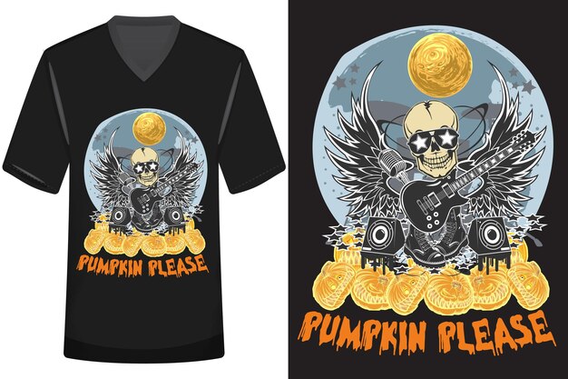 Plik wektorowy halloween ilustracja tshirt projekt tshirt projekt ilustracja projekt halloween