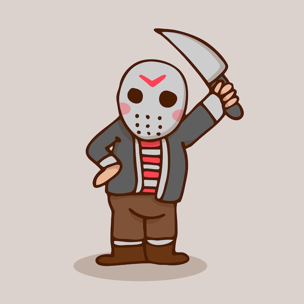 Plik wektorowy halloween jason